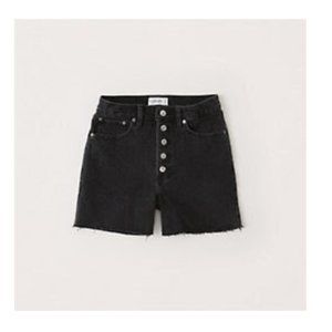 Abercrombie Curve Love High Rise 4 Inch Mom Shorts